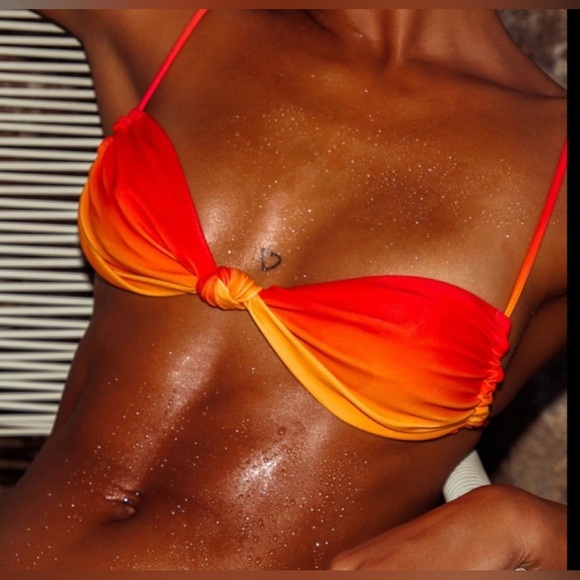 Sunset Ombré white fox bikini - Picture 2 of 7